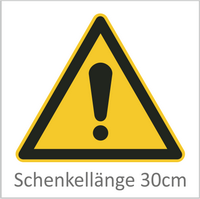 Allgemeine Gefahrenstelle 30 cm